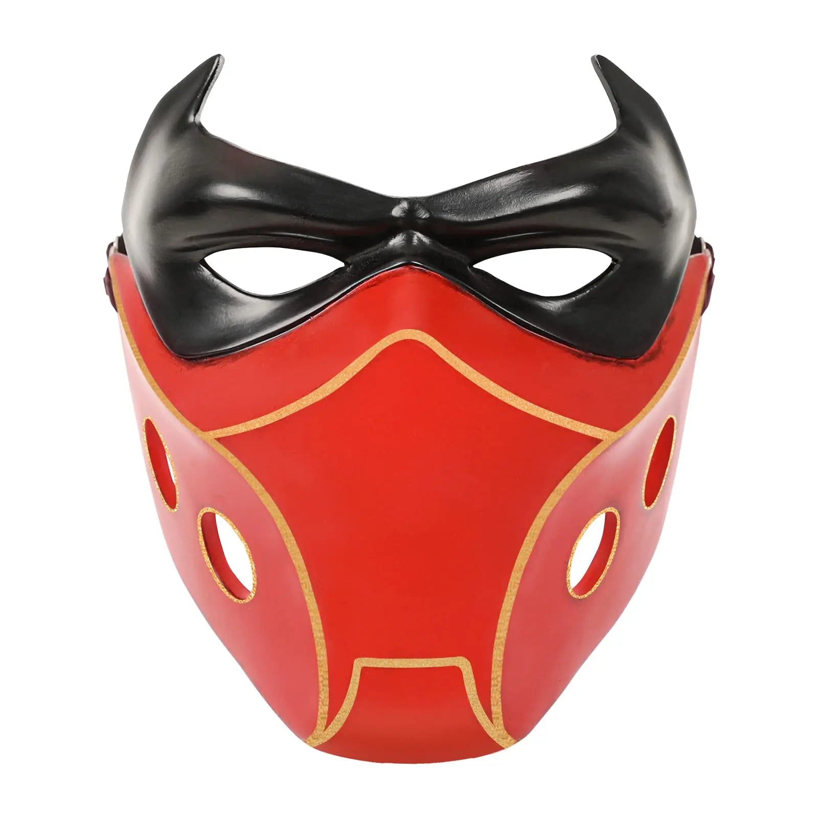 Cafele Jason's Helmet Deluxe Red Hood Mask 2022 Stunning Art Collection Jason Todd Resin Helmet Halloween Cosplay Props