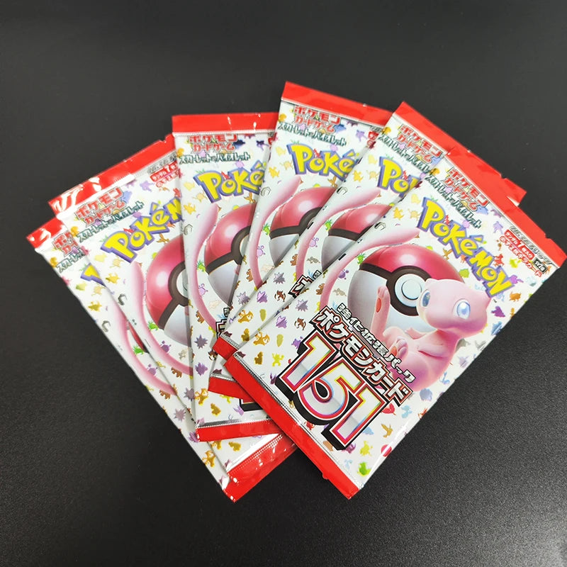 140PCS/Box DIY PTCG Japanese Version Card 151 SV2a Booster Box Hobby Collectibles Collection Card Toy