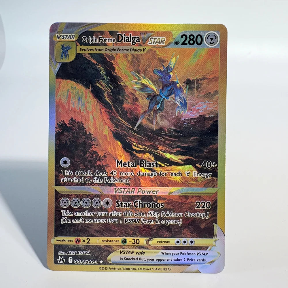 PKM Proxy Foil Cards 4pcs Arceus/Giratina/Dialga/Palkia VSTAR Toys Hobbies Collectibles Game Collection PTCG Anime Cards