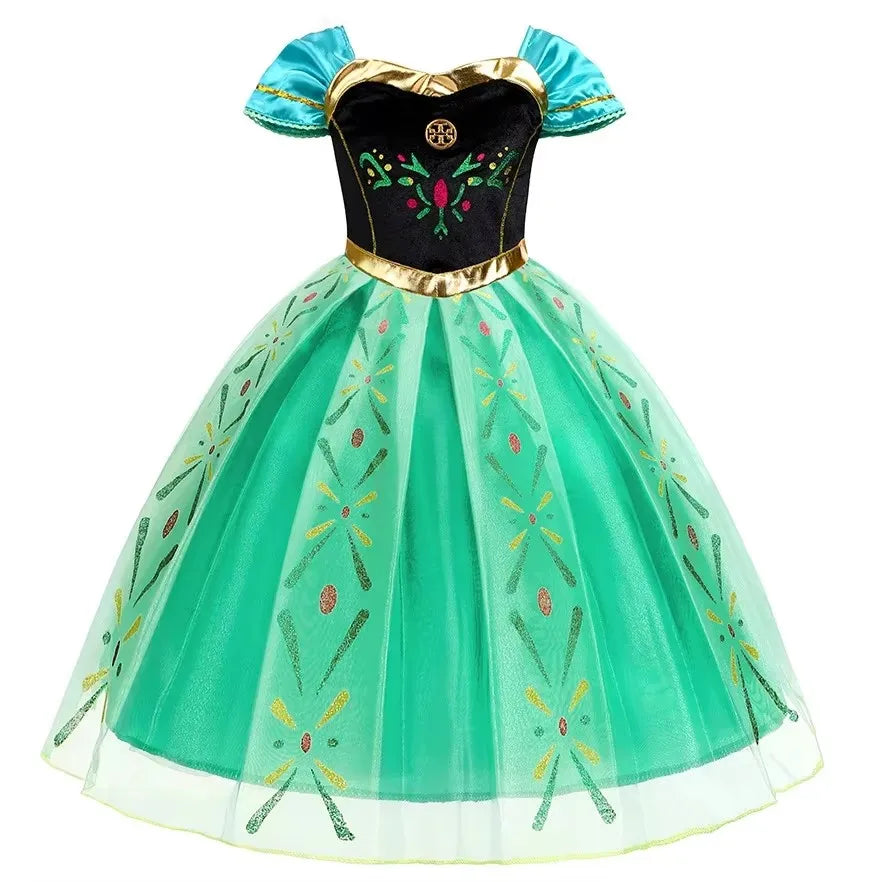 Girls Flower Fairy Dress Up Kids Princess Dress With Wings Halloween Princess Costume Elves Party Tinkerbell Tinker Bell Dress