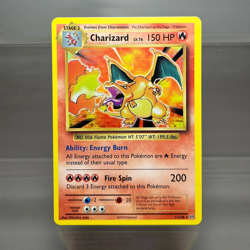1996 Pokémon 1st Edition Base Set Single Flash Cards Shining Charizard Lugia Wigglytuff Game Collection Cards PTCG Proxy Cards
