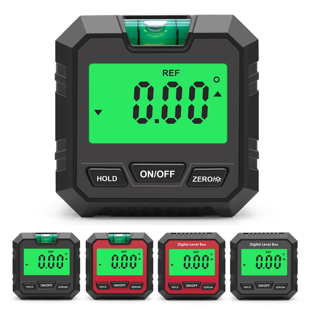 360 Degree Level Box Precision Digital Angle Protractor Universal Mini Digital Protractor Inclinometer Tester Measuring Tools