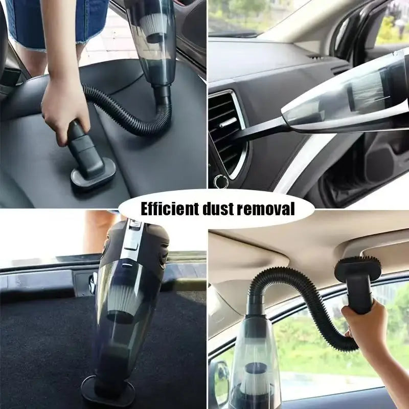 Portable Car Wireless Vacuum Cleaner Powerful Suction Rechargeable Handheld Vacuum Cleaner Quick Charge for Car Home Pet Hair