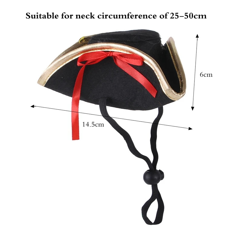 Pet Dog Cat Cap Funny Pet Product For Photography Halloween Cosplay Police Hat Holiday Costume Chihuahua Yorkshire Accessories