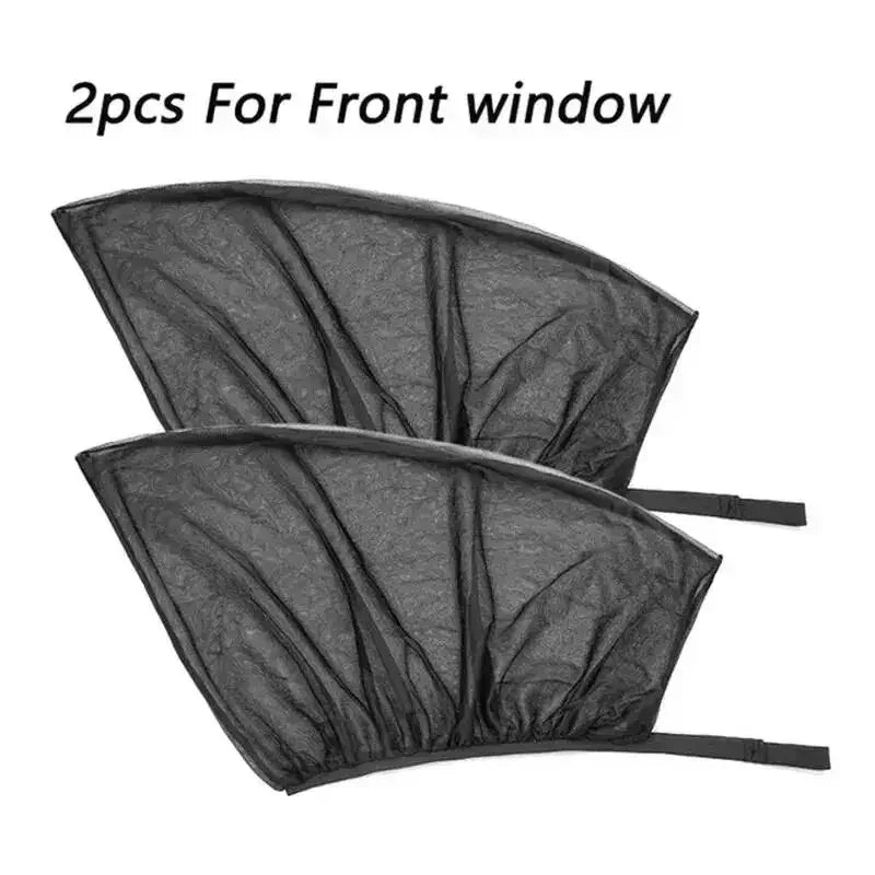 Folding Car Sunshade Umbrella for Windshield Mesh sunshade side window Summer UV Protection Parasol for Car Window Easy Storage
