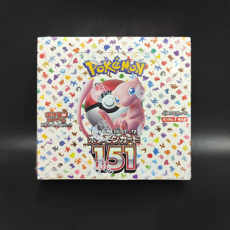140PCS/Box DIY PTCG Japanese Version Card 151 SV2a Booster Box Hobby Collectibles Collection Card Toy