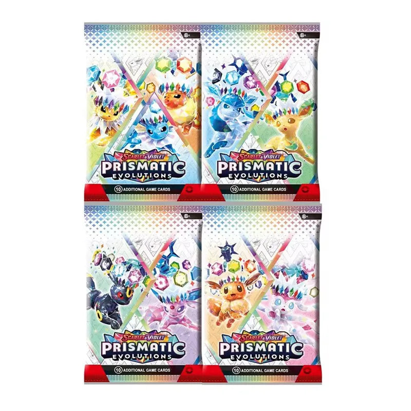 360Pcs Pokemon Card Destined Rivals Prismatic Evolutions Scarlet Violet 151 PALDEAN English Booster Battle Transaction Card