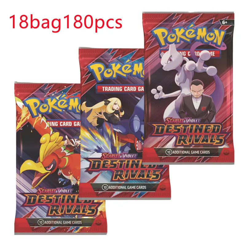 360Pcs Pokemon Card Destined Rivals Prismatic Evolutions Scarlet Violet 151 PALDEAN English Booster Battle Transaction Card