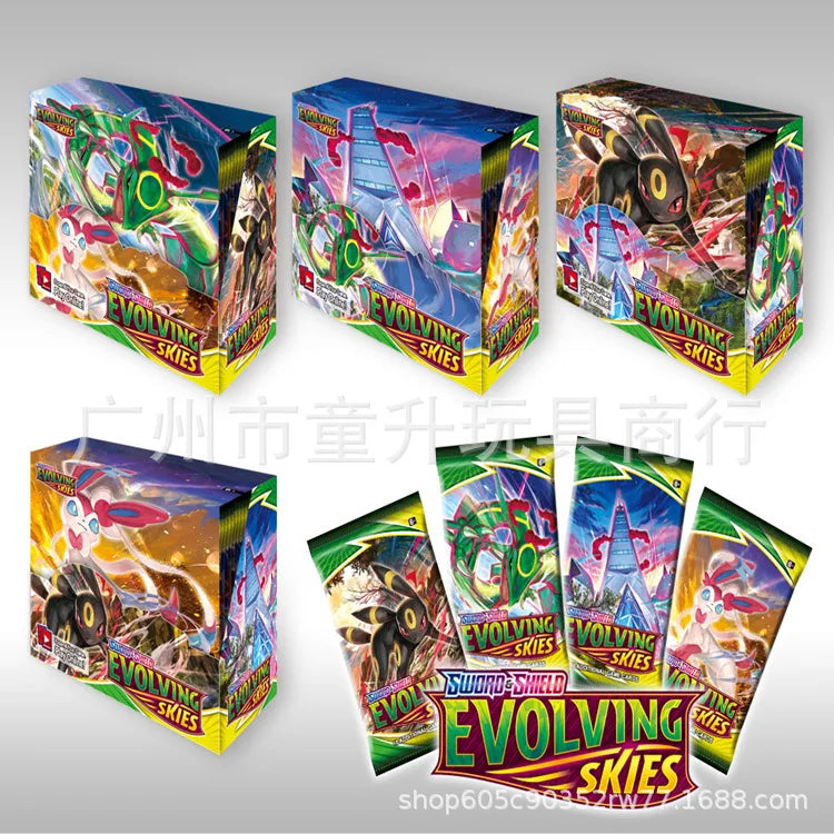 360Pcs Pokemon Card Destined Rivals Prismatic Evolutions Scarlet Violet 151 PALDEAN English Booster Battle Transaction Card