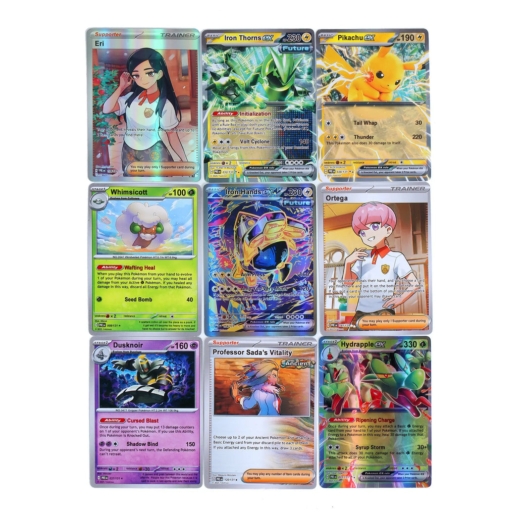 360Pcs Pokemon Card Destined Rivals Prismatic Evolutions Scarlet Violet 151 PALDEAN English Booster Battle Transaction Card