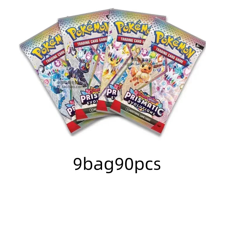 360Pcs Pokemon Card Destined Rivals Prismatic Evolutions Scarlet Violet 151 PALDEAN English Booster Battle Transaction Card