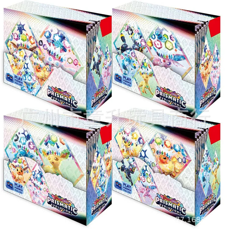 360Pcs Pokemon Card Destined Rivals Prismatic Evolutions Scarlet Violet 151 PALDEAN English Booster Battle Transaction Card