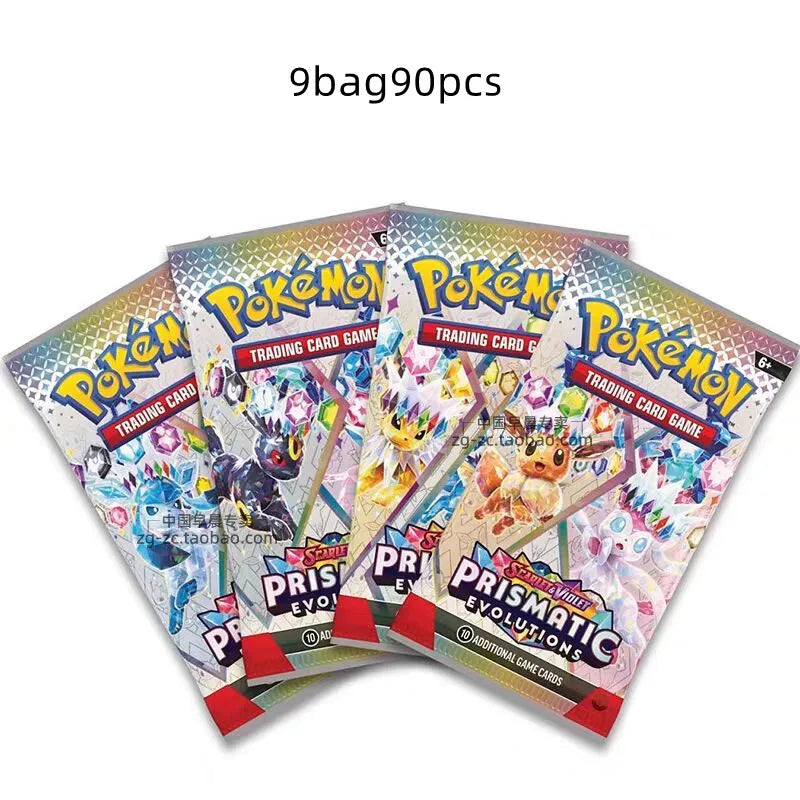 324/360 Pcs/Set  Pokemon Card 151 Destined rivals Prismatic Astral Radiance English sun moon Booster Battle Transaction Card