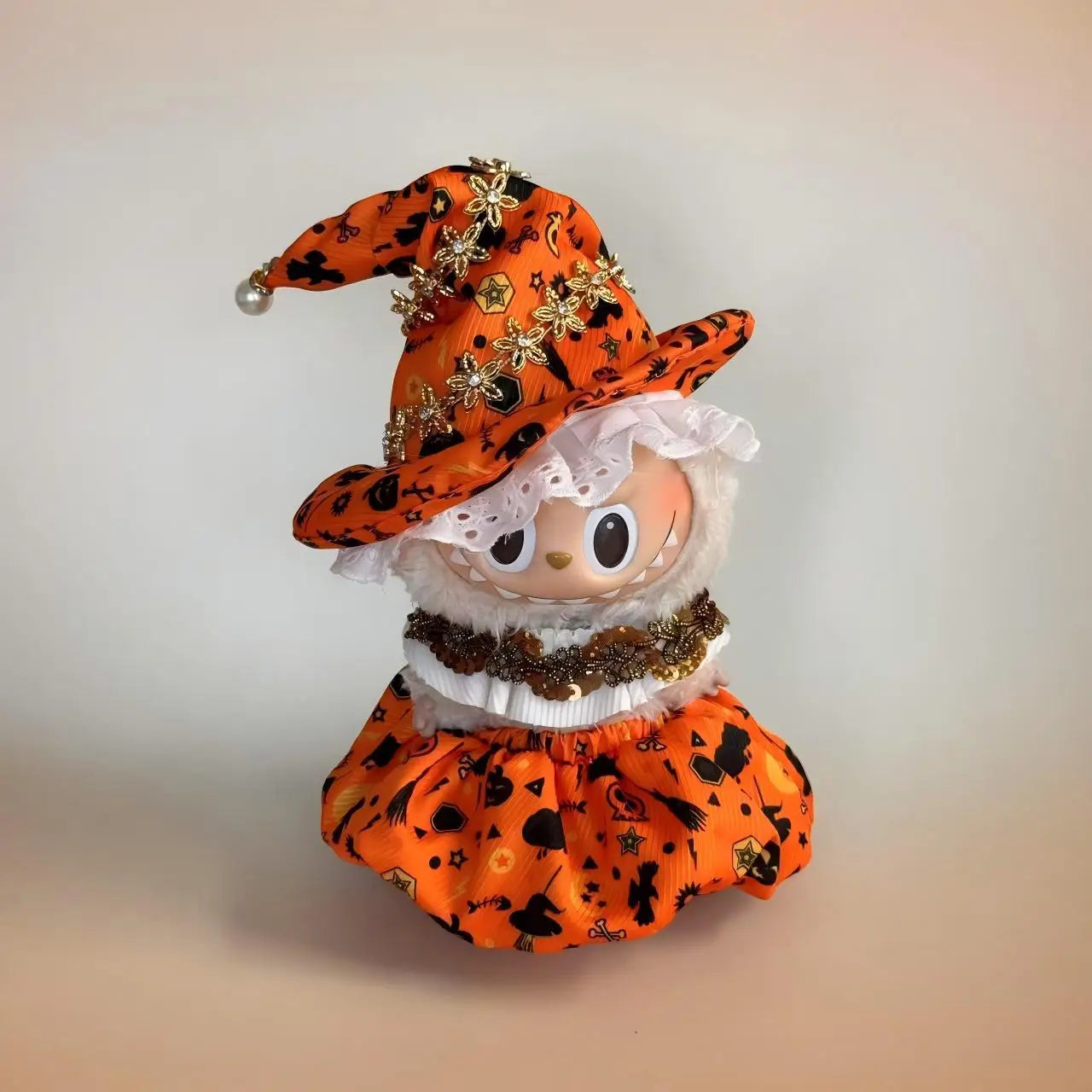 Labubu Doll Clothes Wholesale Halloween Costumes For 12-17CM Applicable Doll Clothes Stuffed Dolls And Labubu Clothes