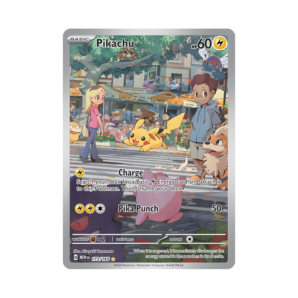 10PCS/set Pocket Monsters Card 151 Series EX Charizard Venusaur Blastoise PTCG SAR Scarlet Violet Animation Collection Card