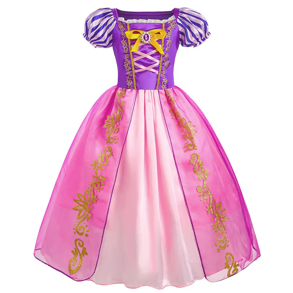 Girls Flower Fairy Dress Up Kids Princess Dress With Wings Halloween Princess Costume Elves Party Tinkerbell Tinker Bell Dress