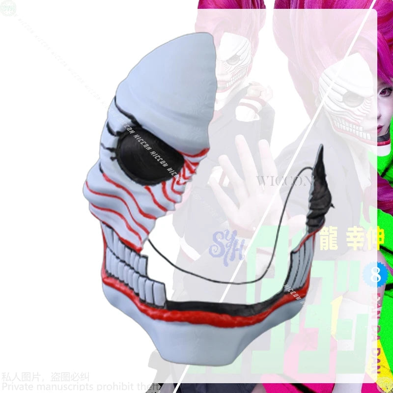 Aira Shiratori Cosplay Dandadan Anime Costume Two Horror Halloween Mask 3D Polylactic Acid Props Jirai Kei Girls Customized