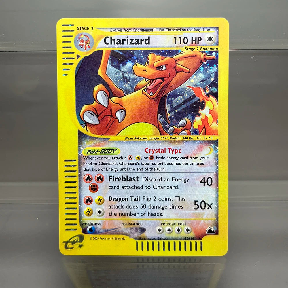 1996 Pokémon 1st Edition Base Set Single Flash Cards Shining Charizard Lugia Wigglytuff Game Collection Cards PTCG Proxy Cards