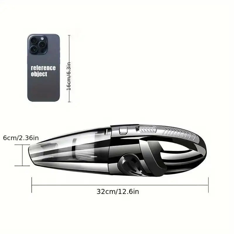 Portable Car Wireless Vacuum Cleaner Powerful Suction Rechargeable Handheld Vacuum Cleaner Quick Charge for Car Home Pet Hair