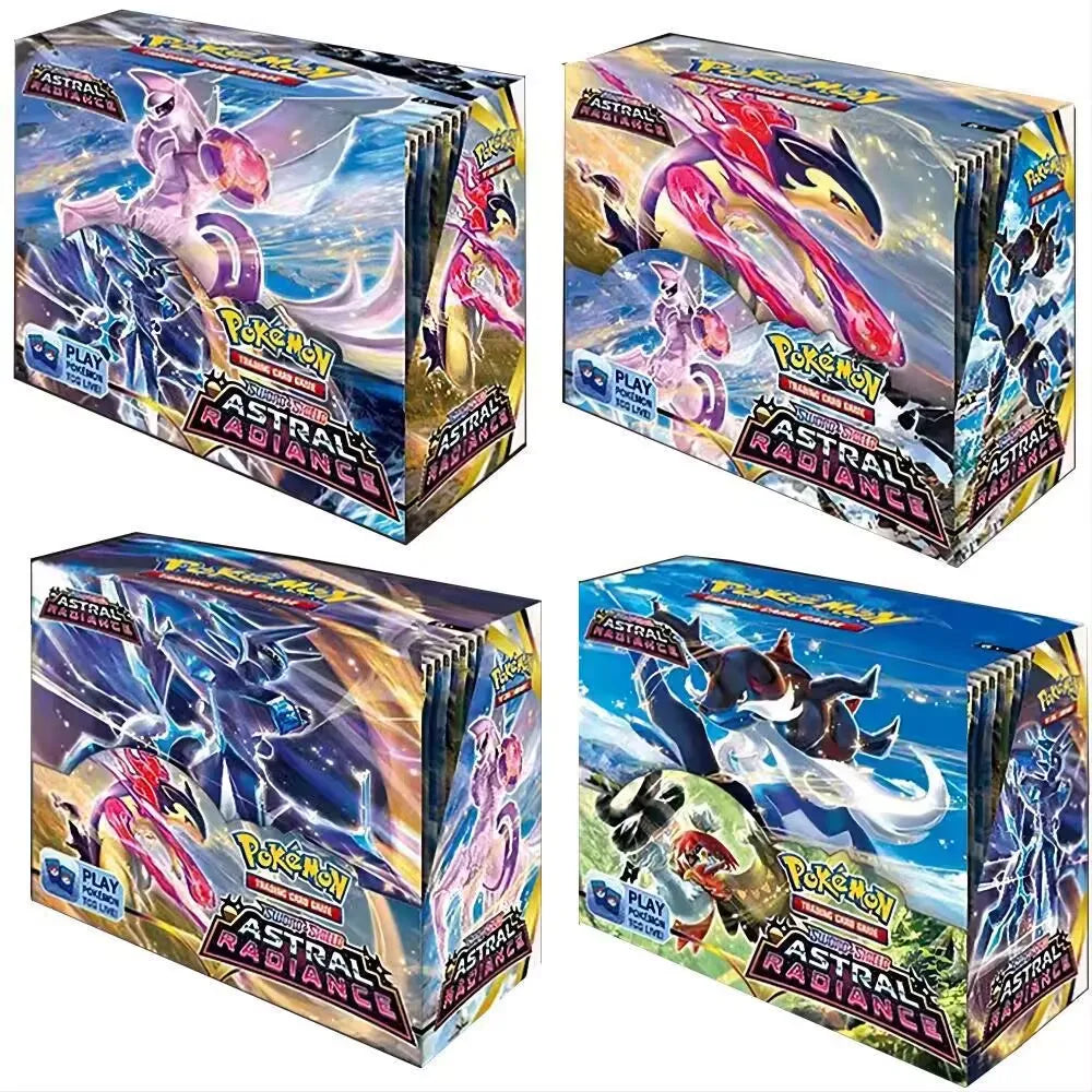 324/360 Pcs/Set  Pokemon Card 151 Destined rivals Prismatic Astral Radiance English sun moon Booster Battle Transaction Card