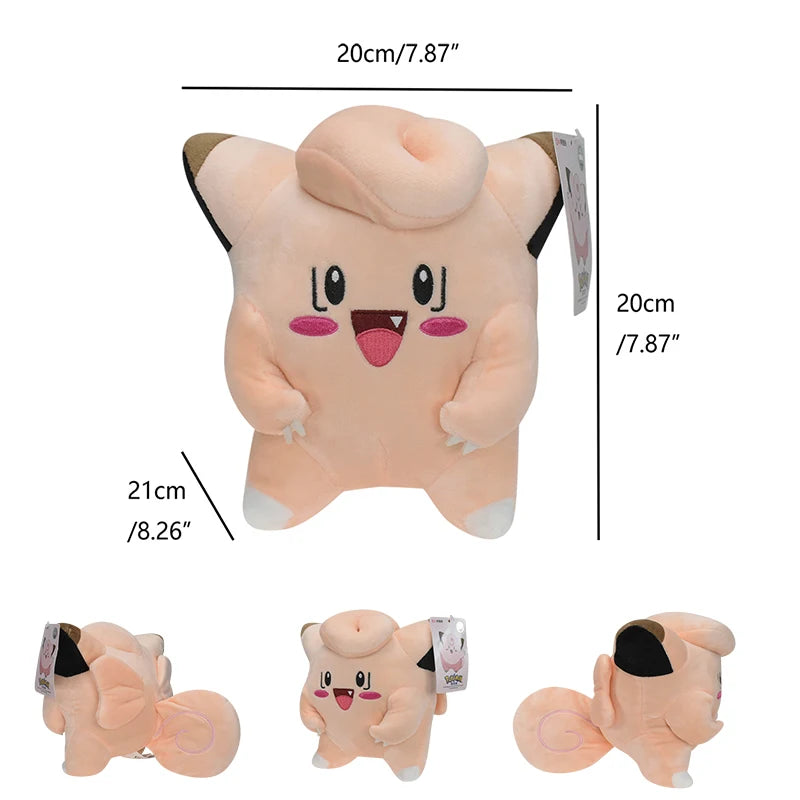 Original Jigglypuff Stuffed Doll Plush Toys Gengar Clefairy Marill Cartoon Kawaii Birthday Gift For Kids Collectio