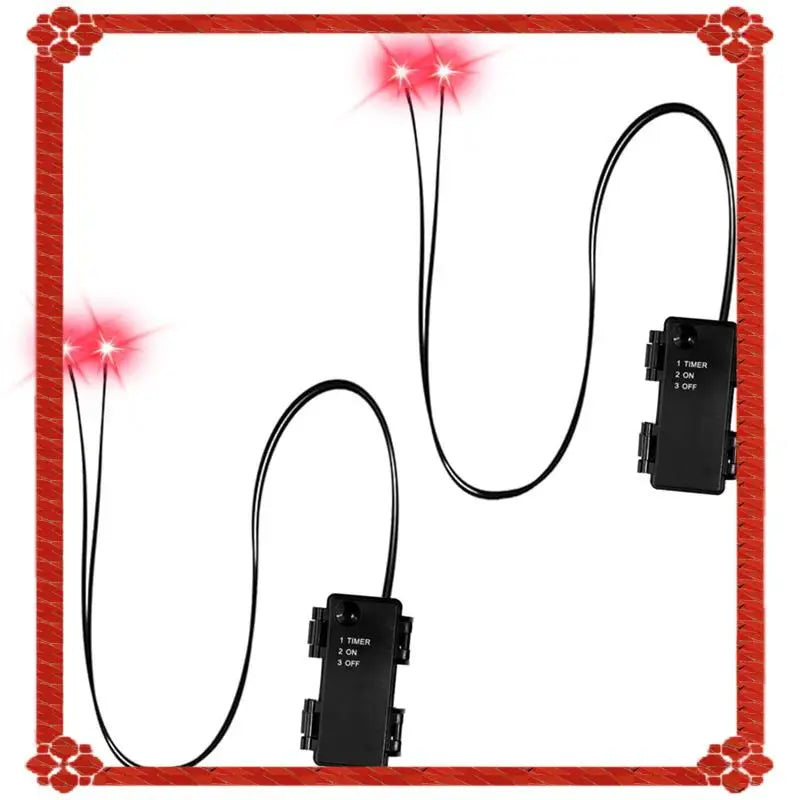 24-Hour Delivery 2 Pieces Light Up Skeletoneyes Halloween Led Glowing Eyes, Horror Diy Eyes For Masks, Pumpkins, Tombstones, Pro