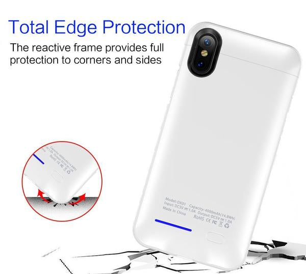 iPhone X/XS POWER X Battery Case 4200mAh With Magnetic Kickstand