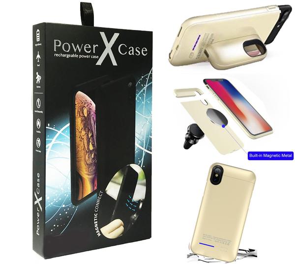 iPhone X/XS POWER X Battery Case 4200mAh With Magnetic Kickstand